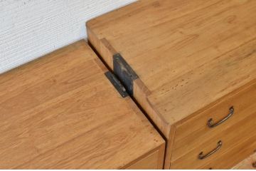 ☆極上美品!総桐二段重ね時代箪笥(桐箪笥、桐たんす)