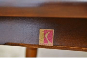 中古　飛騨産業キツツキマークサイドテーブル(カフェテーブル)