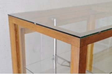 レトロ家具　古い駄菓子屋のレトロで大きなガラスケース