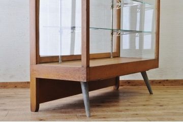 レトロ家具　古い駄菓子屋のレトロで大きなガラスケース