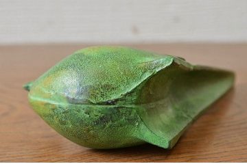 三枝惣太郎作　鉄製香炉　国鳥雉　未使用