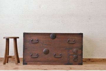 アンティーク家具　古民具　骨董　時代箪笥ローボード(ローチェスト)