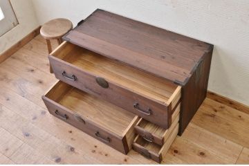 アンティーク家具　古民具　骨董　時代箪笥ローボード(ローチェスト)
