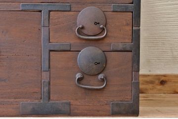 アンティーク家具　古民具　骨董　時代箪笥ローボード(ローチェスト)