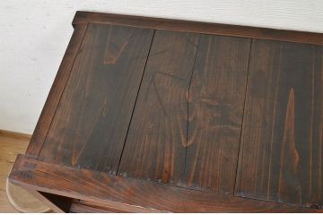 アンティーク家具　★使い込まれたアンティーク収納棚(食器棚)