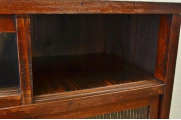 アンティーク家具　★使い込まれたアンティーク収納棚(食器棚)