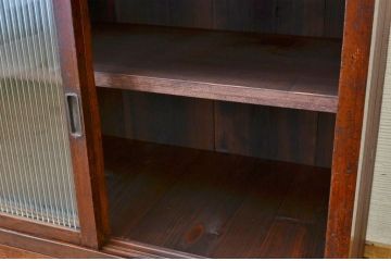 アンティーク家具　★使い込まれたアンティーク収納棚(食器棚)