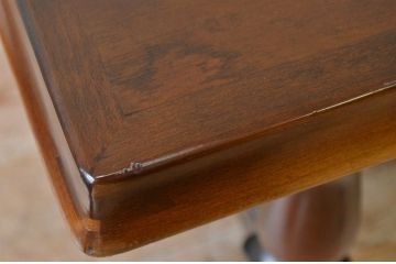 アンティーク家具　1970〜80年代飛騨産業キツツキマークセンターテーブル(大)