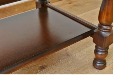 アンティーク家具　1970〜80年代飛騨産業キツツキマークセンターテーブル小