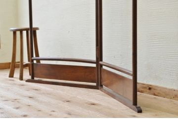 フック付き折り畳み式アンティーク衣桁