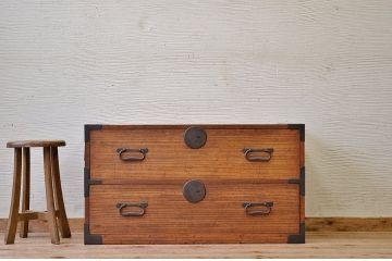 アンティーク家具　ジャンク品!時代箪笥ローボード(ローチェスト)1