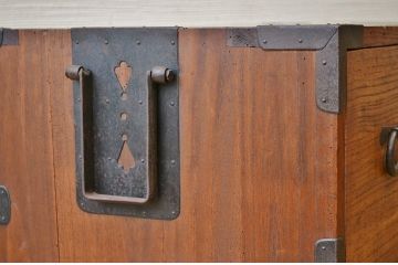 アンティーク家具　ジャンク品!時代箪笥ローボード(ローチェスト)1
