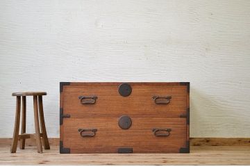 アンティーク家具　ジャンク品!時代箪笥ローボード(ローチェスト)2