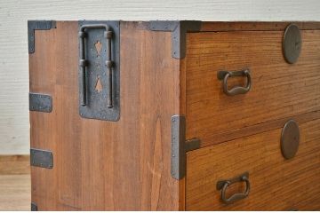 アンティーク家具　ジャンク品!時代箪笥ローボード(ローチェスト)2