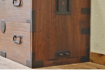 アンティーク家具　ジャンク品!時代箪笥ローボード(ローチェスト)2