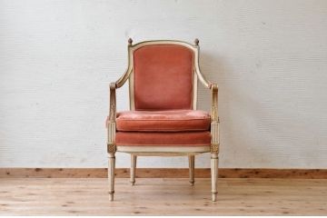 中古　アンティーク調　アームチェア1脚1