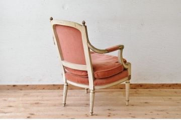 中古　アンティーク調　アームチェア1脚1