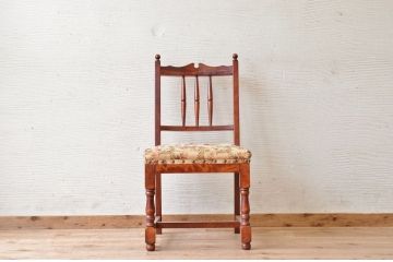 アンティーク家具　メーカー不明　作りの良いデスクチェア(椅子、イス)