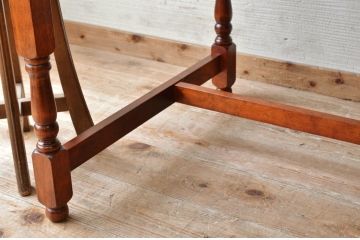 アンティーク家具　メーカー不明　作りの良いデスク(机、在宅ワーク、在宅用テーブル)
