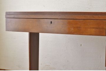 レトロなデザインのシンプルなアンティーク片袖机