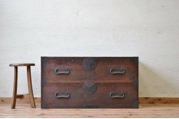 アンティーク家具　古民具　骨董　時代箪笥ローボード(ローチェスト)2