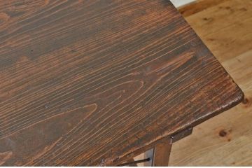 アンティーク家具　素敵な雰囲気!使い込まれた引き出し付き作業台(平机)