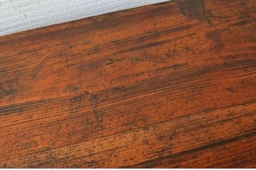 アンティーク家具　素敵な雰囲気!使い込まれた引き出し付き作業台(平机)