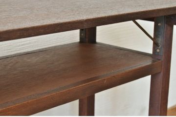アンティーク家具　★古い木のシンプルなアンティーク作業台(テーブル)2