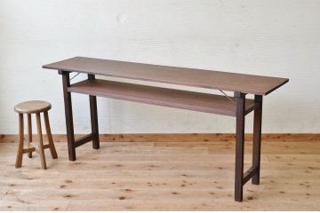 アンティーク家具　★古い木のシンプルなアンティーク作業台(テーブル)2