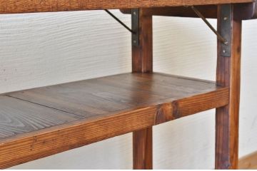 アンティーク家具　★古い木のシンプルなアンティーク作業台(テーブル)3
