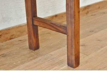 アンティーク家具　★古い木のシンプルなアンティーク作業台(テーブル)3