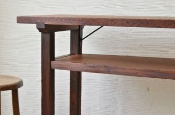 アンティーク家具　★古い木のシンプルなアンティーク作業台(テーブル)4