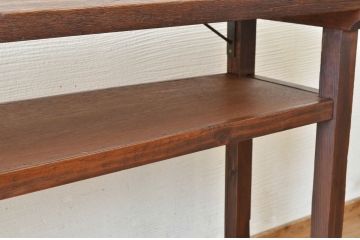 アンティーク家具　★古い木のシンプルなアンティーク作業台(テーブル)4