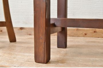 アンティーク家具　★古い木のシンプルなアンティーク作業台(テーブル)4