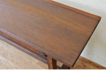 アンティーク家具　★古い木のシンプルなアンティーク作業台(テーブル)5