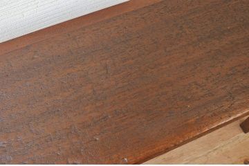 アンティーク家具　★古い木のシンプルなアンティーク作業台(テーブル)6