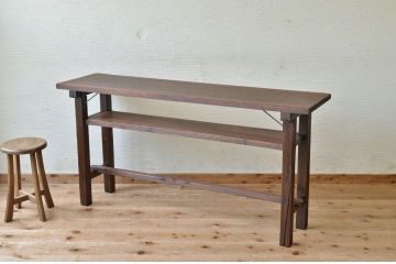 アンティーク家具　★古い木のシンプルなアンティーク作業台(テーブル)6