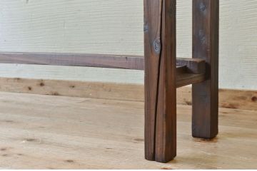 アンティーク家具　★古い木のシンプルなアンティーク作業台(テーブル)6