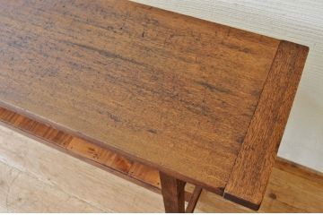 アンティーク家具　★古い木のシンプルなアンティーク作業台(テーブル)8