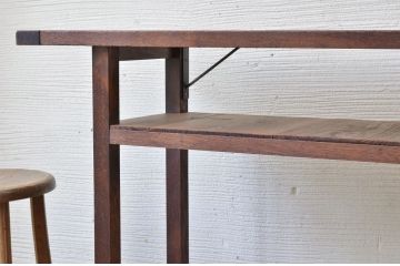 アンティーク家具　★古い木のシンプルなアンティーク作業台(テーブル)8
