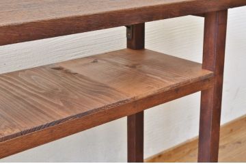 アンティーク家具　★古い木のシンプルなアンティーク作業台(テーブル)8