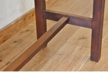 アンティーク家具　★古い木のシンプルなアンティーク作業台(テーブル)8