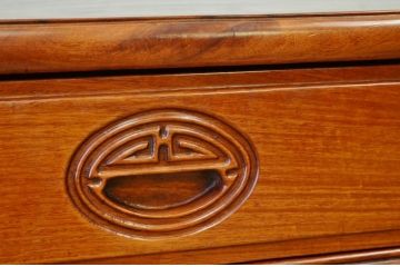 中古　唐木製の高級サイドテーブル