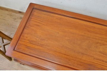 中古　唐木製の高級センターテーブル