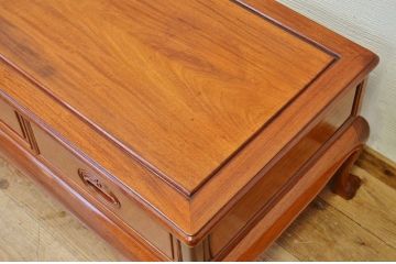 中古　唐木製の高級センターテーブル