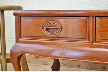 中古　唐木製の高級センターテーブル