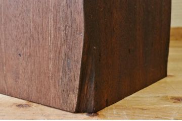 アンティーク家具　古い学校の重厚なマス目棚(アンティーク飾り棚)2