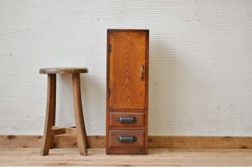 アンティーク家具　極小!引き出し付きアンティーク収納棚