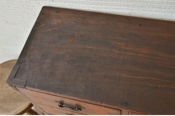 アンティーク家具　古民具　骨董　小振りな16杯引き出し薬箪笥