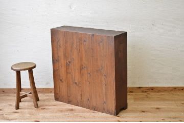 アンティーク家具　古民具　骨董　小振りな16杯引き出し薬箪笥